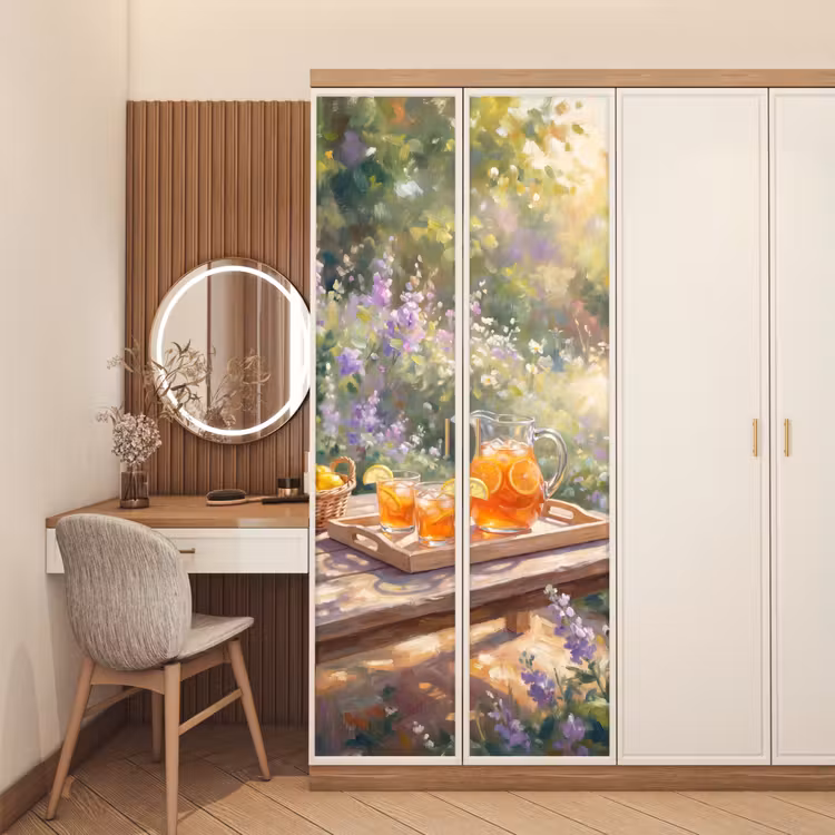 Deursticker - Drank - Citroen - Zomer - Tuin - Geel — 5