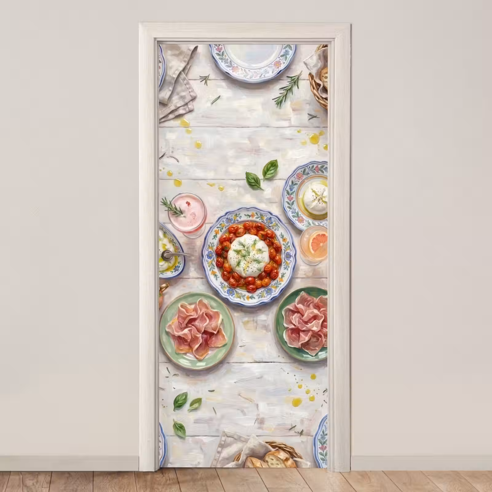 Deursticker - Eten - Tafel - Divers - Modern — 1