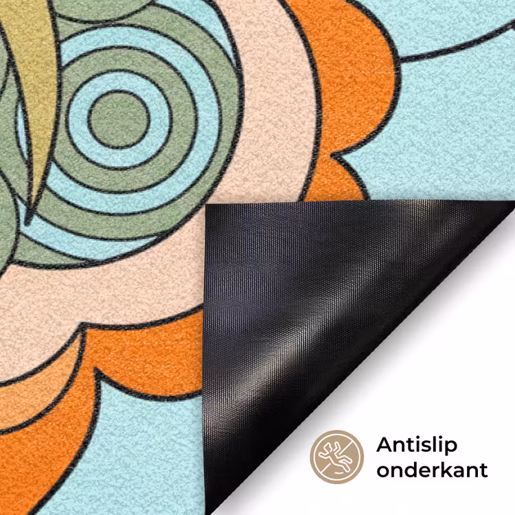 Deurmat - Mandala - Geometrisch - Kunst - Decoratief - Kleurrijk — 6