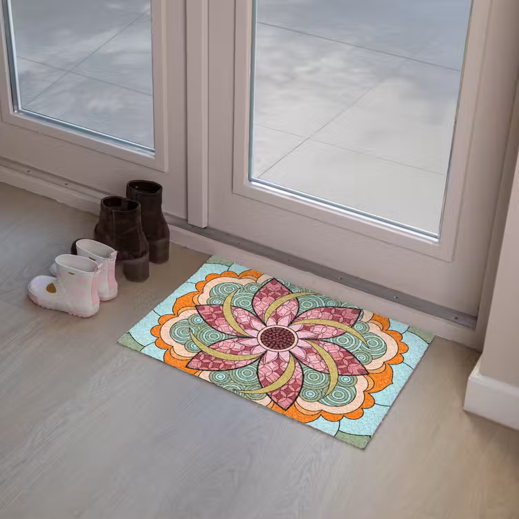Deurmat - Mandala - Geometrisch - Kunst - Decoratief - Kleurrijk — 8