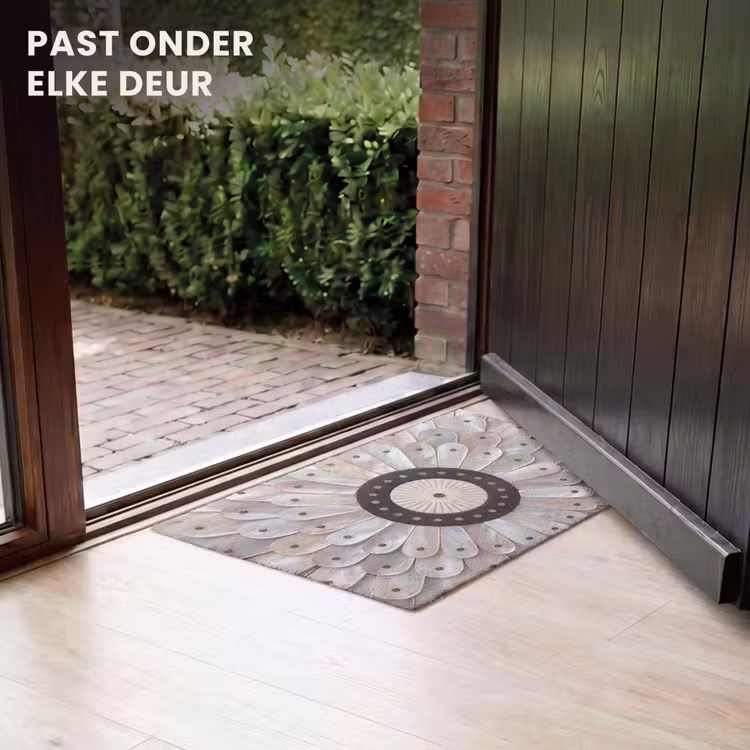 Deurmat - Parelmoer - Patroon - Decoratie - Ambacht - Wit — 7