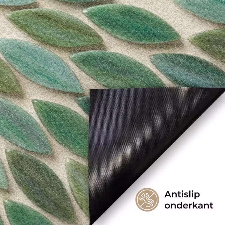 Deurmat - Patroon - Blad - Groen - Abstract — 6