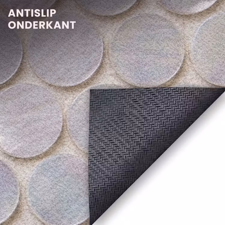 Deurmat - Patroon - Cirkels - Abstract - Modern - Wit — 6