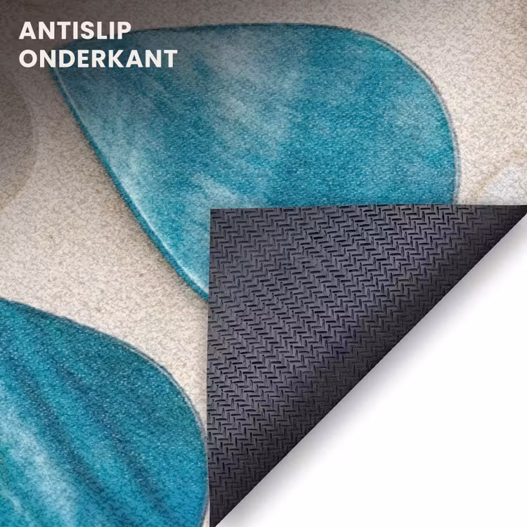 Deurmat - Patroon - Mozaïek - Schelpen - Abstract - Turquoise — 6