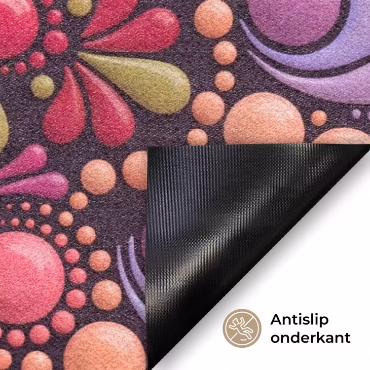 Deurmat - Patroon - Stippen - Abstract - Modern - Kleurrijk — 6