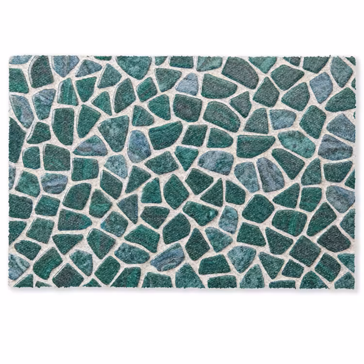 Deurmat - Textuur - Steen - Groen - Abstract - Patroon — 1