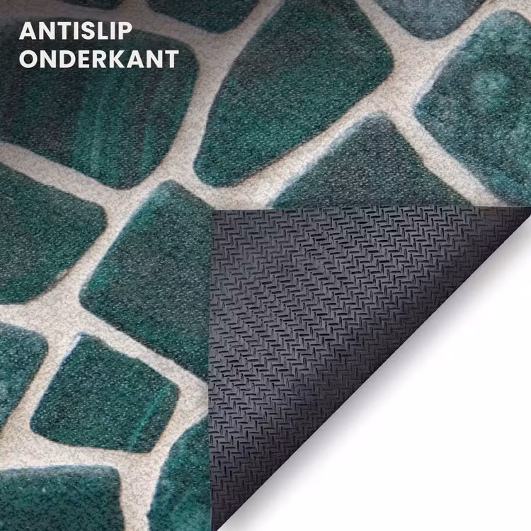 Deurmat - Textuur - Steen - Groen - Abstract - Patroon — 6