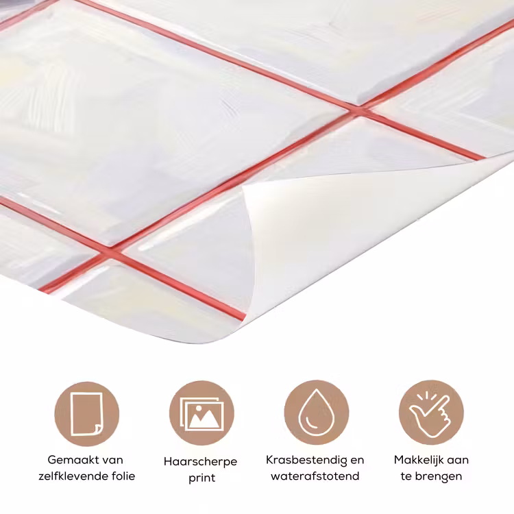 Deursticker - Eten - Hotdog - Fastfood - Modern - Rood — 3