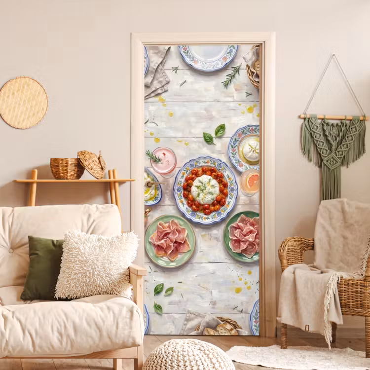 Deursticker - Eten - Tafel - Divers - Modern — 4