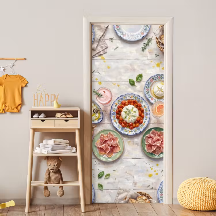 Deursticker - Eten - Tafel - Divers - Modern — 6