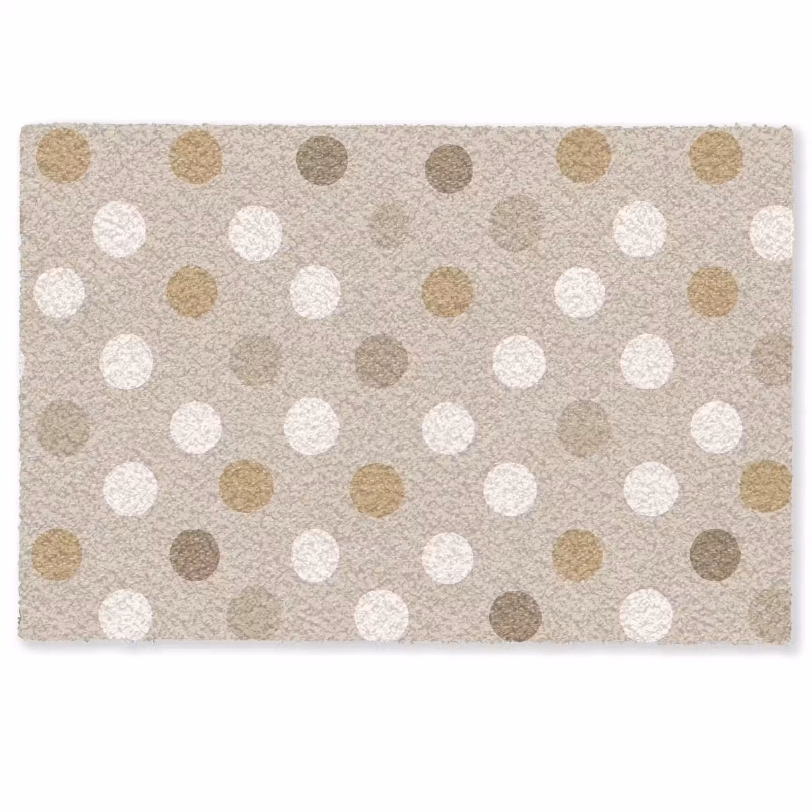 Deurmat - Polka - Dots - Beige — 1