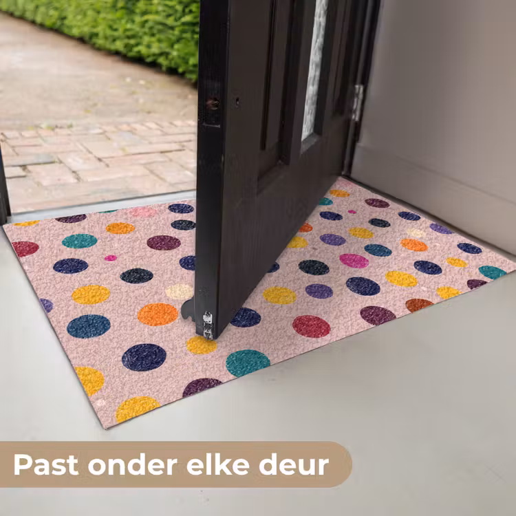 Deurmat - Cirkels - Patroon - Kleurrijk — 7