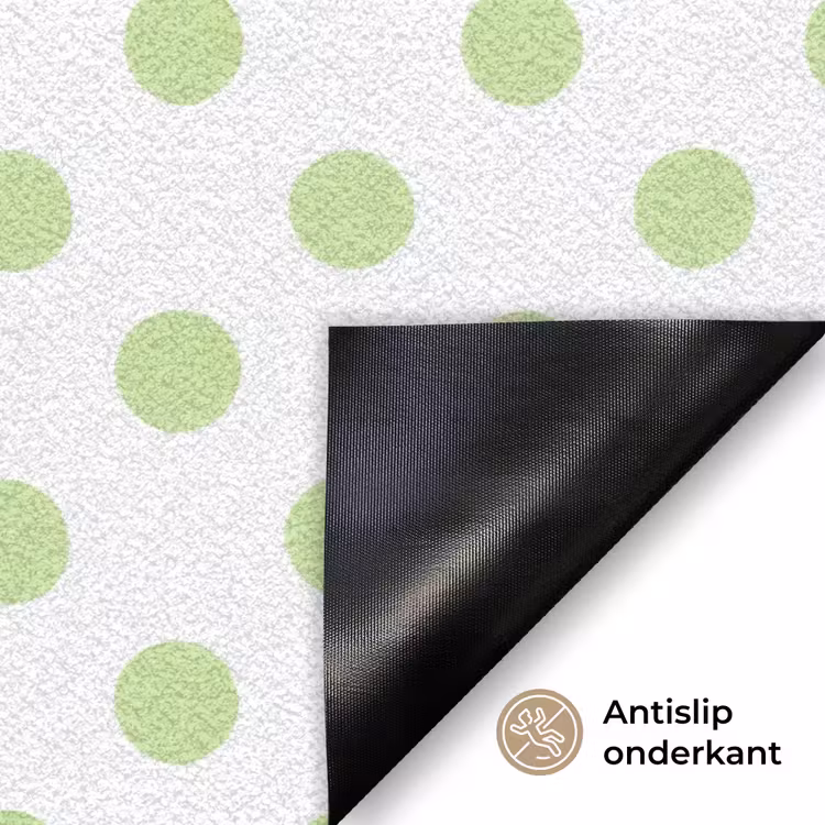 Deurmat - Dots - Klassiek - Groen — 6