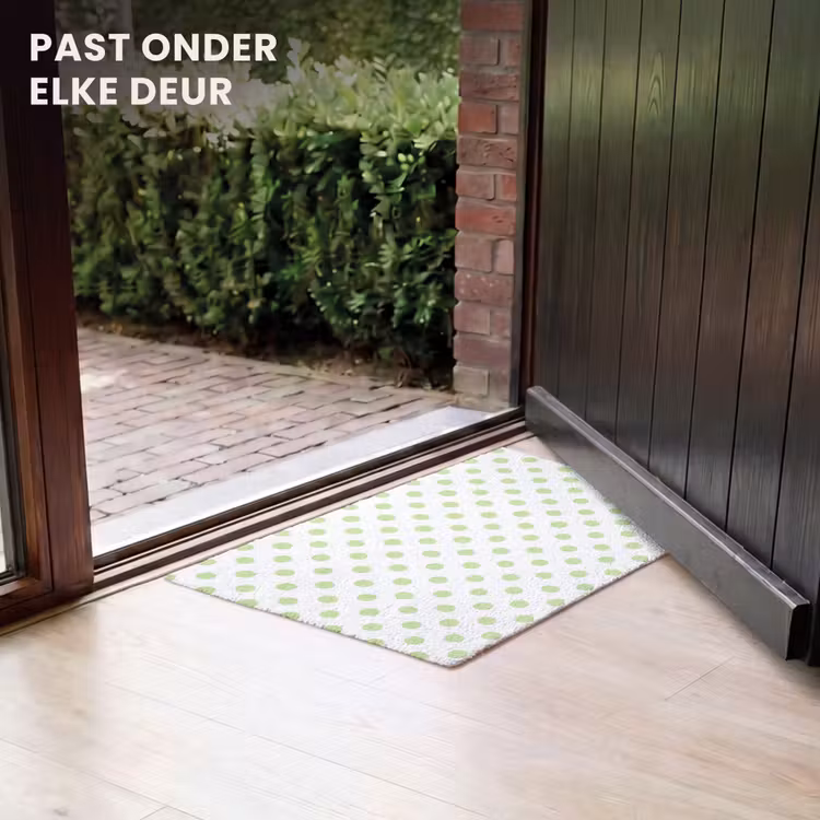 Deurmat - Dots - Klassiek - Groen — 7