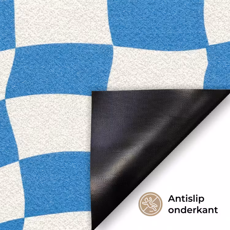 Deurmat - Golvend - Patroon - Blauw — 6