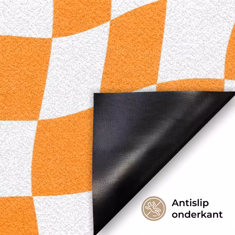 Deurmat - Golvend - Patroon - Oranje — 6