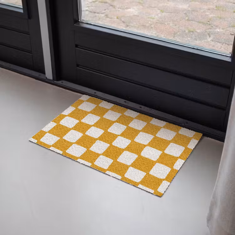 Deurmat - Grafisch - Patroon - Oker — 2