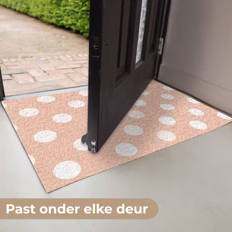 Deurmat - Klassiek - Polka - Perzik — 7