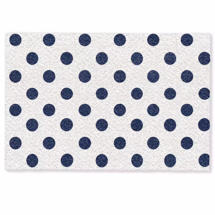 Deurmat - Klassiek - Stippen - Blauw — 1