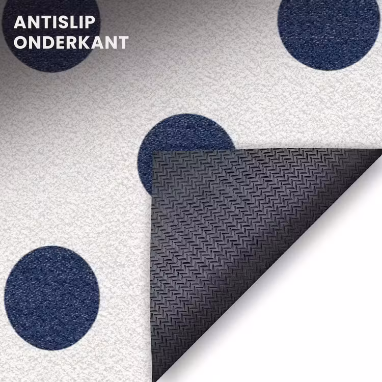 Deurmat - Klassiek - Stippen - Blauw — 6