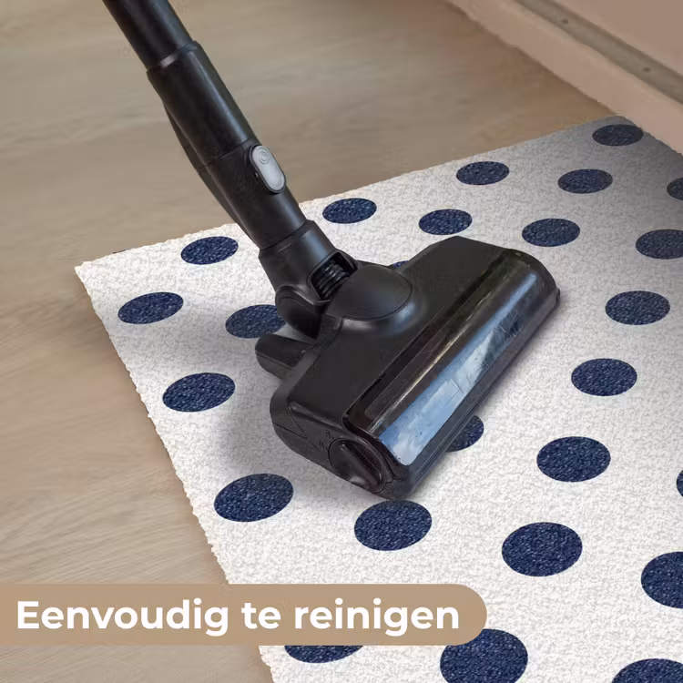 Deurmat - Klassiek - Stippen - Blauw — 9