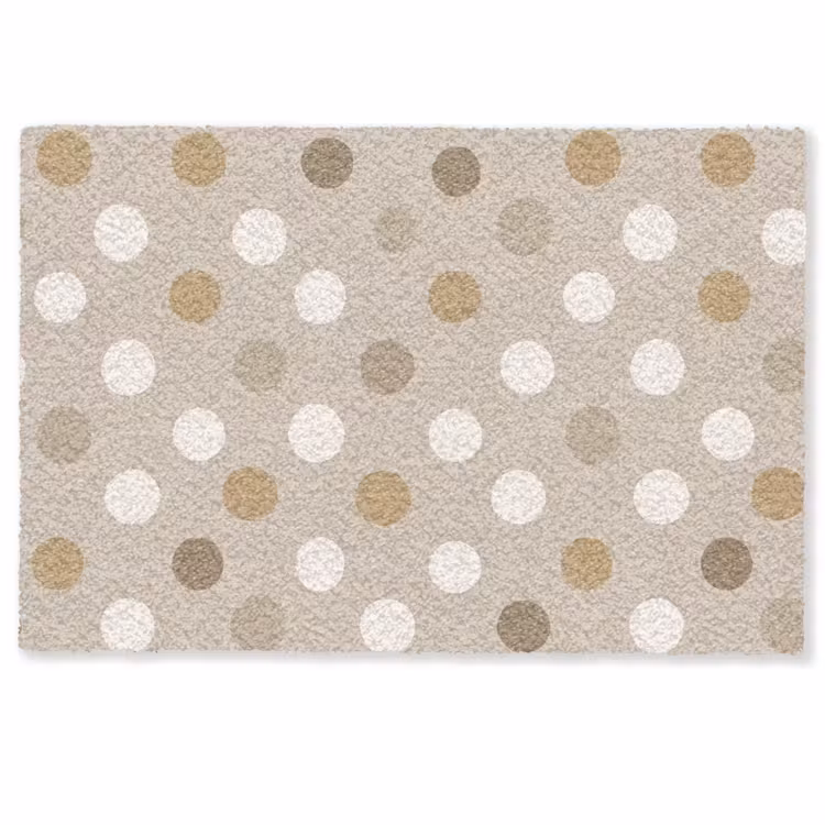 Deurmat - Polka - Dots - Beige — 1