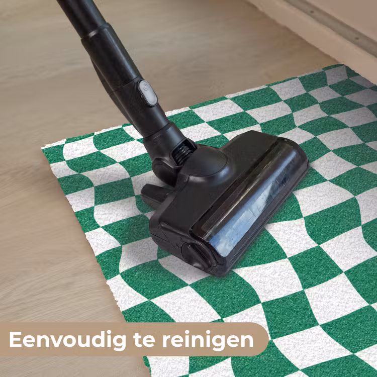 Deurmat - Schaakbord - Golvend - Groen — 9
