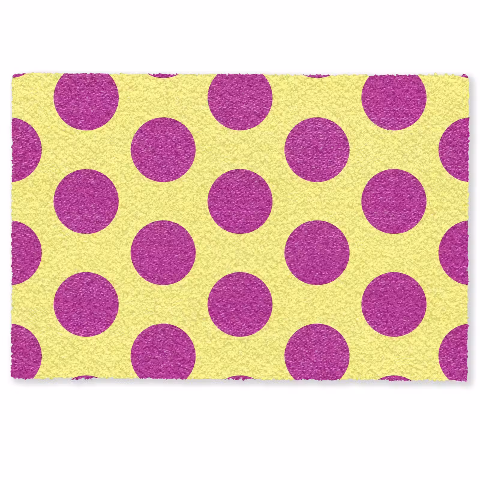 Deurmat - Dots - Klassiek - Geel — 1
