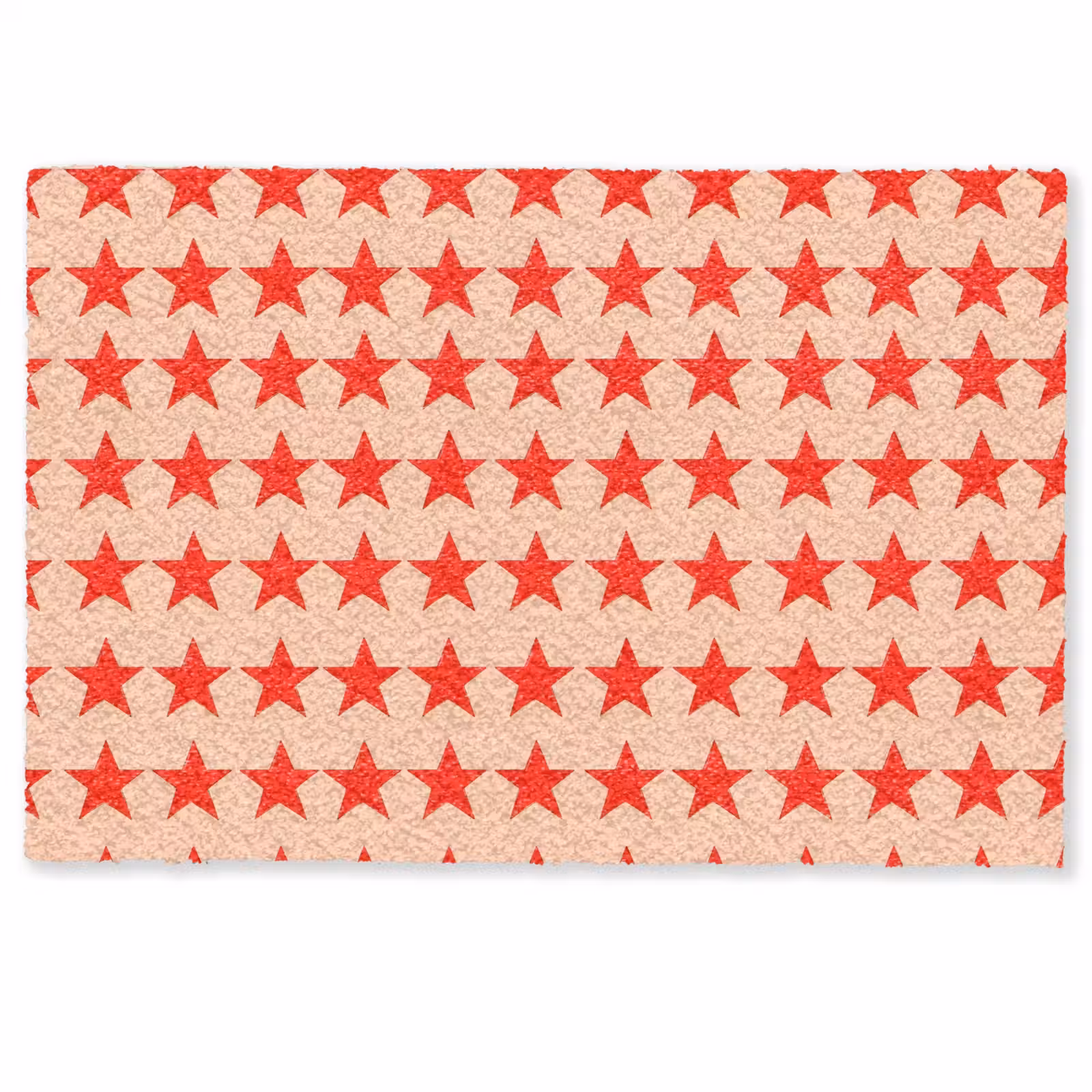 Deurmat - Patroon - Sterren - Rood — 1