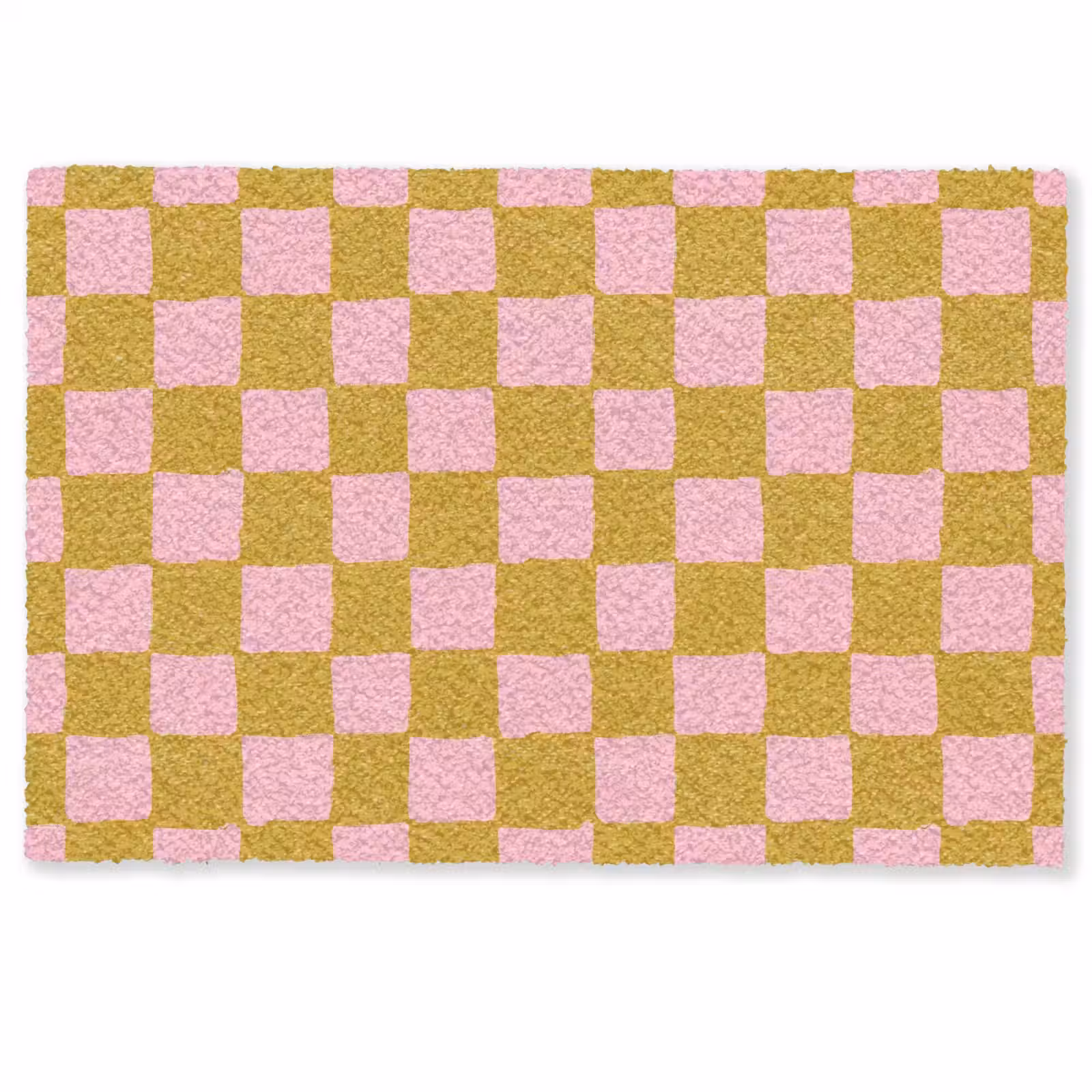 Deurmat - Patroon - Vierkant - Roze — 1