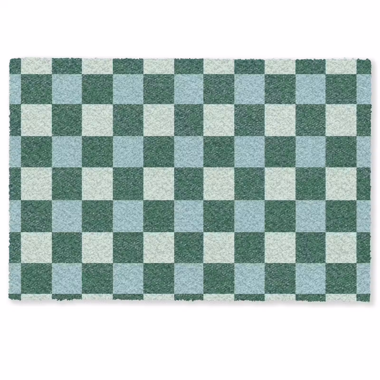 Deurmat - Schaakbord - Klassiek - Groen — 1