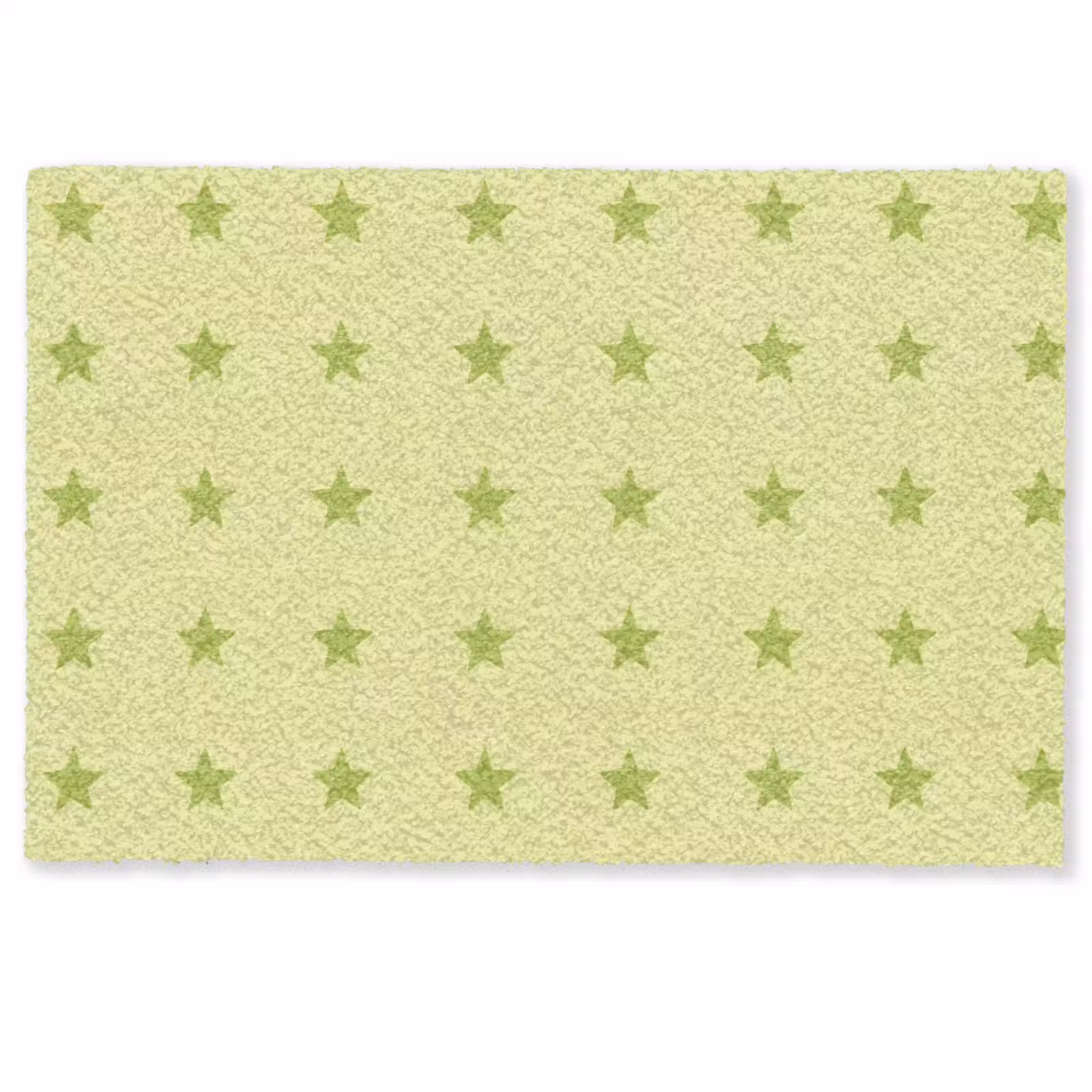 Deurmat - Sterren - Patroon - Groen — 1