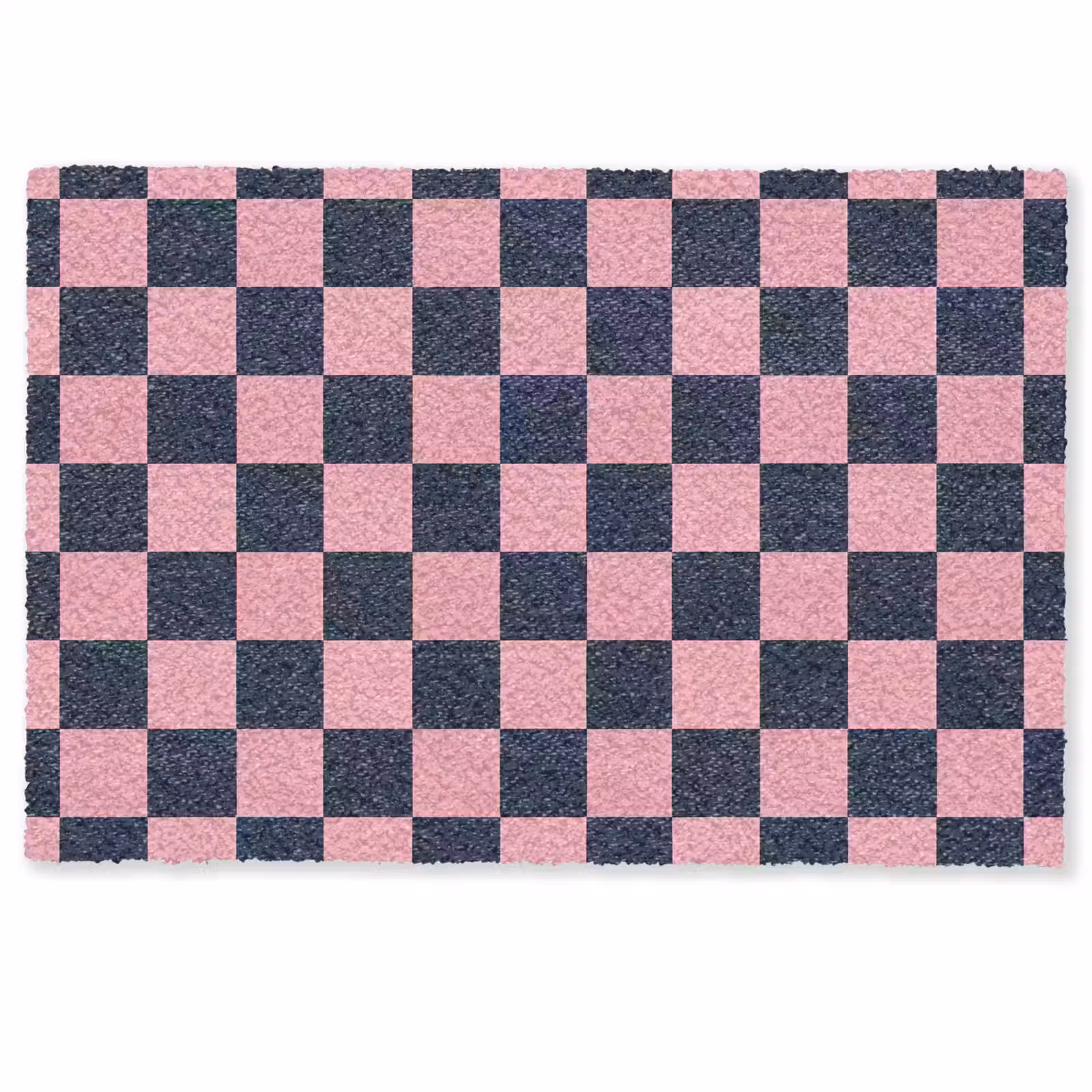 Deurmat - Traditioneel - Patroon - Blauw - Roze — 1