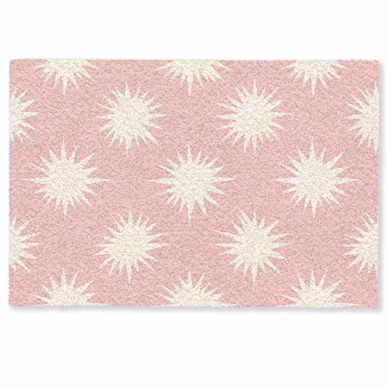 Deurmat - Zonnen - Patroon - Roze — 1