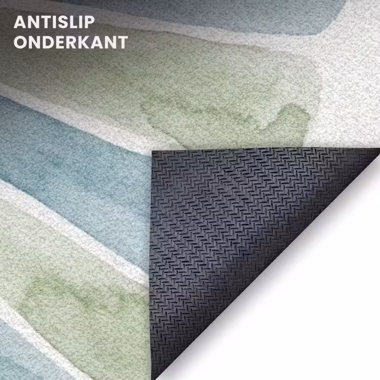 Deurmat - Abstract - Spiraal - Patroon - Modern - Blauw-Groen — 6