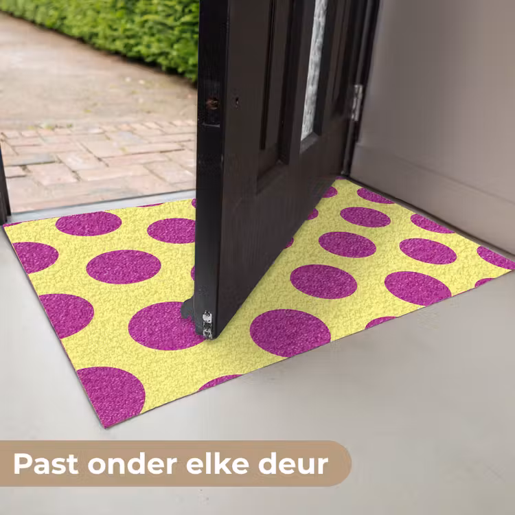 Deurmat - Dots - Klassiek - Geel — 7