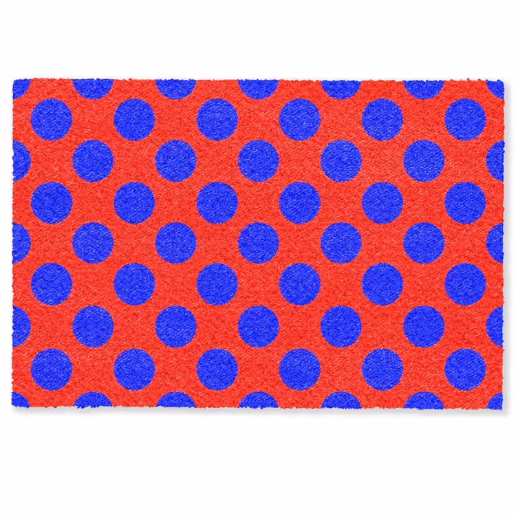 Deurmat - Dots - Klassiek - Rood — 1