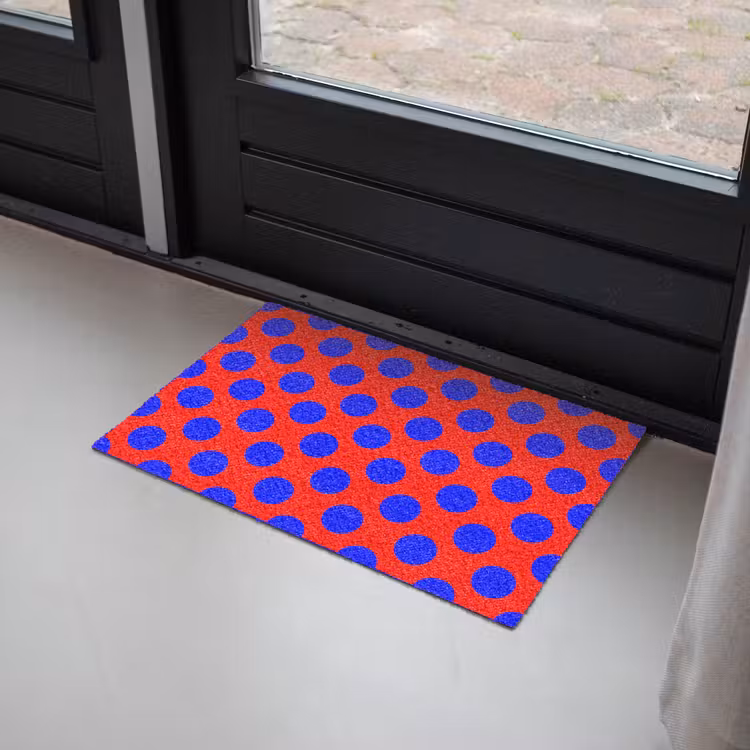 Deurmat - Dots - Klassiek - Rood — 2