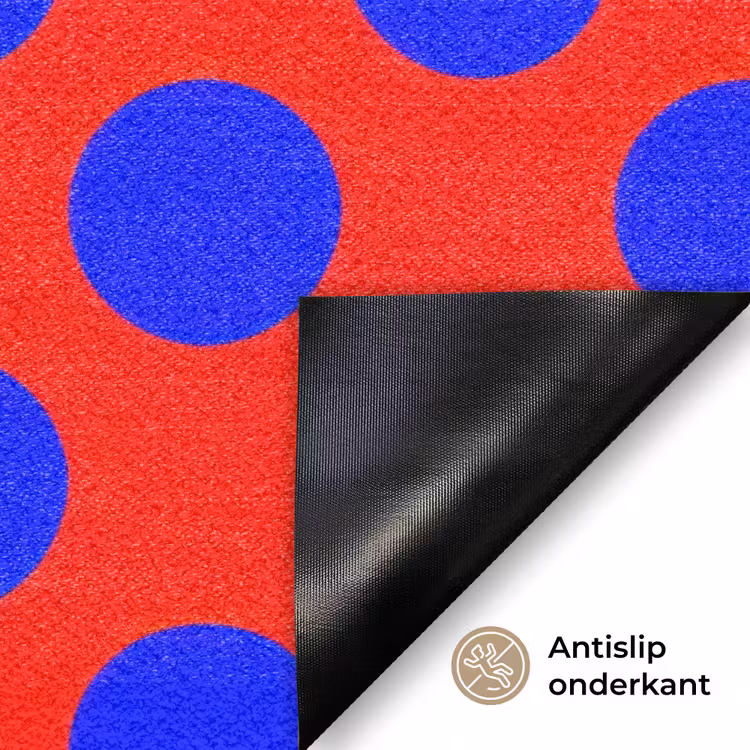 Deurmat - Dots - Klassiek - Rood — 6