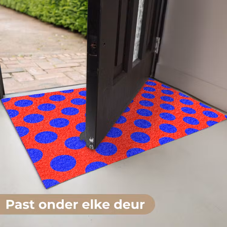 Deurmat - Dots - Klassiek - Rood — 7