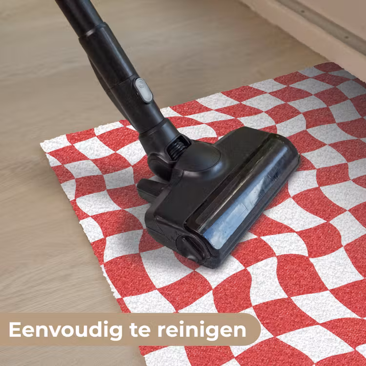 Deurmat - Golvend - Patroon - Rood — 9