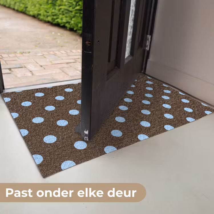 Deurmat - Klassiek - Stippen - Bruin — 7