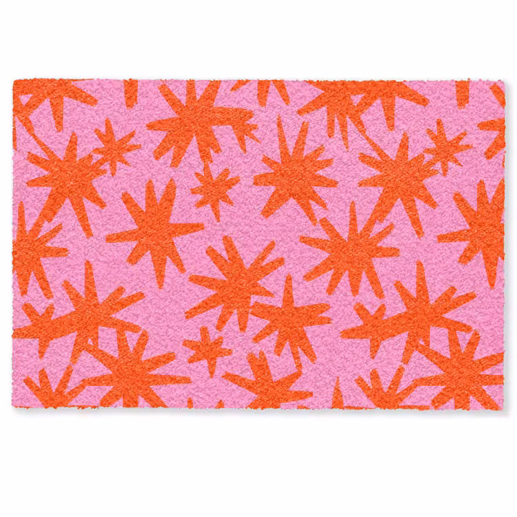 Deurmat - Modern - Sterren - Roze — 1