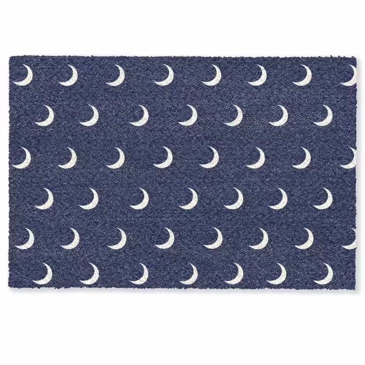 Deurmat - Patroon - Manen - Blauw — 1