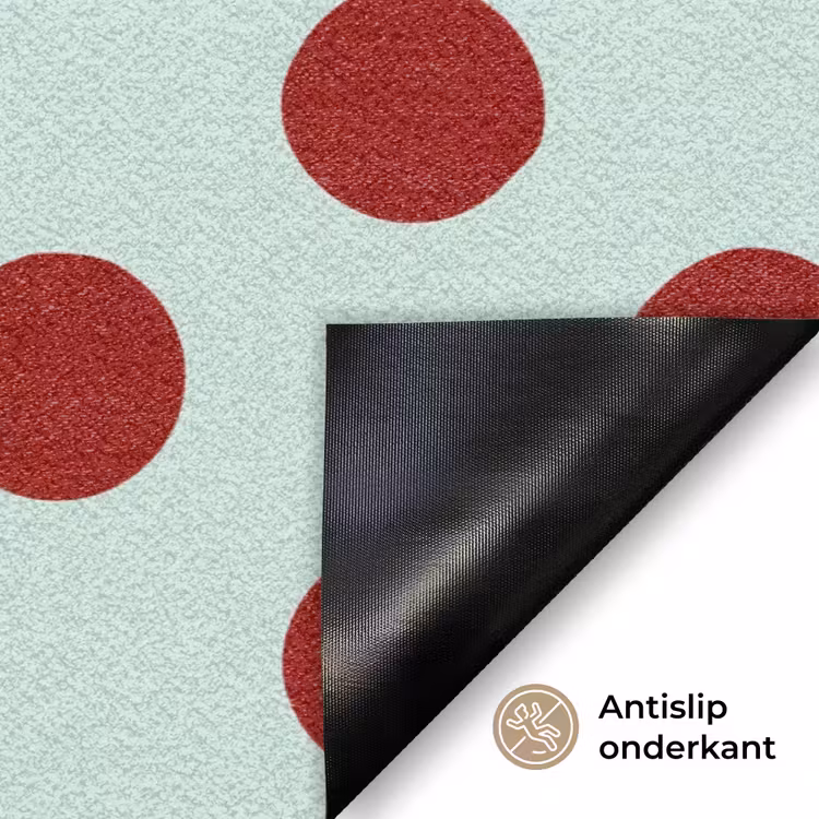 Deurmat - Polka - Dots - Rood — 6