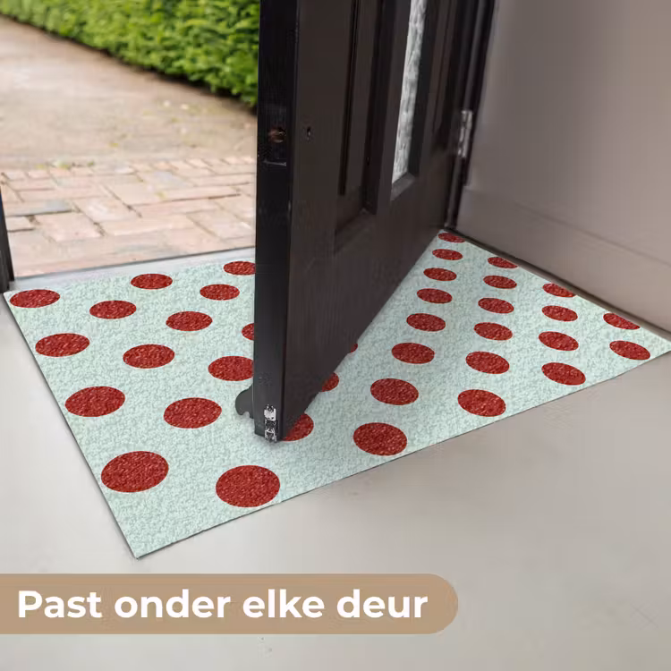 Deurmat - Polka - Dots - Rood — 7