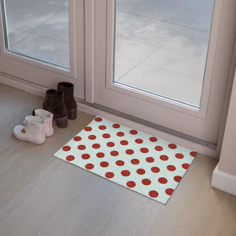 Deurmat - Polka - Dots - Rood — 8