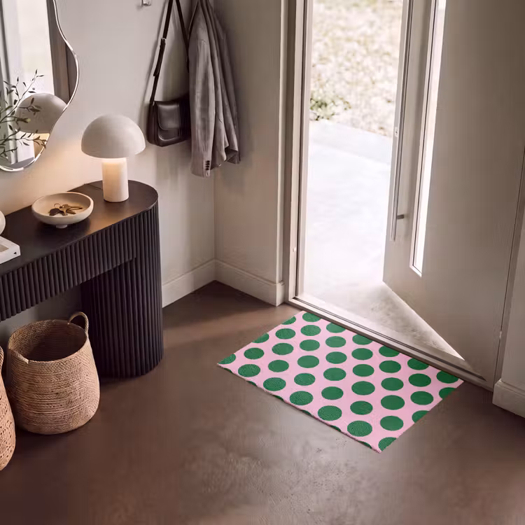 Deurmat - Polkadots - Patroon - Groen — 8