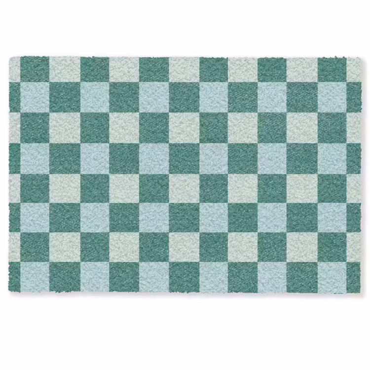 Deurmat - Schaak - Klassiek - Groen — 1