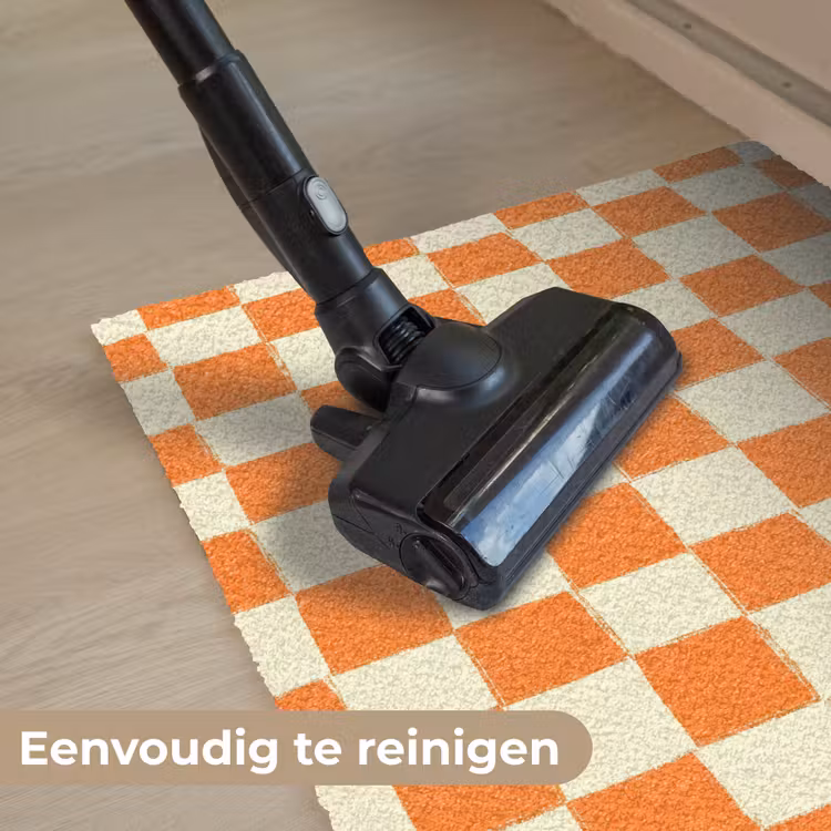 Deurmat - Schaak - Patroon - Oranje — 9